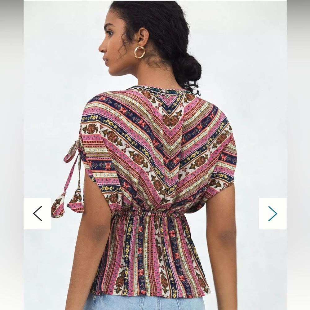 Anthropologie Eryka Vineet Bahl Blouse SP GUC - Picture 2 of 12